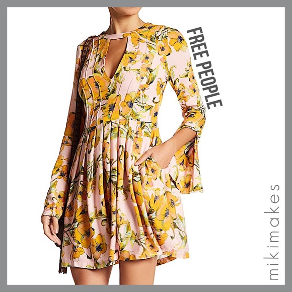Free People Dresses & Skirts - [ free people ]  tegan long sleeve floral dress